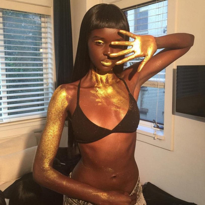 Ebony Smith in Lingerie