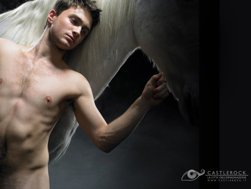 Daniel Radcliffe with horse