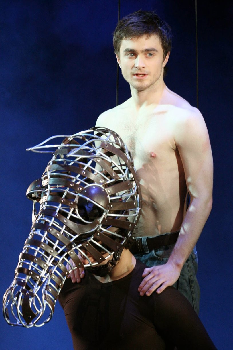 Daniel Radcliffe in latex suit