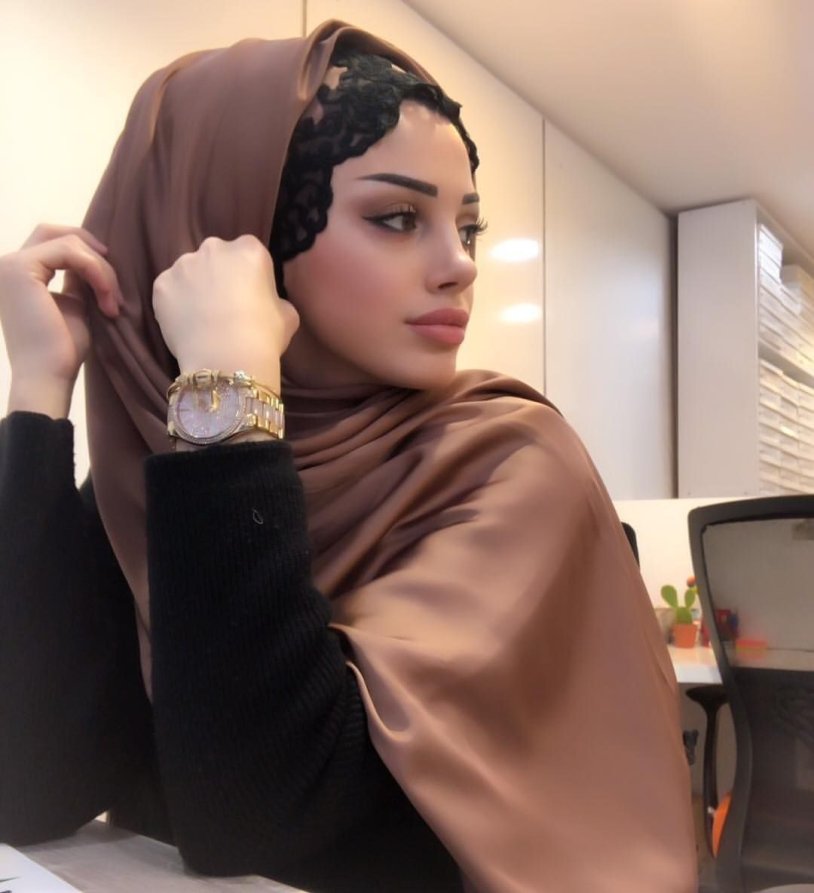 Salma Galaeva in hijab