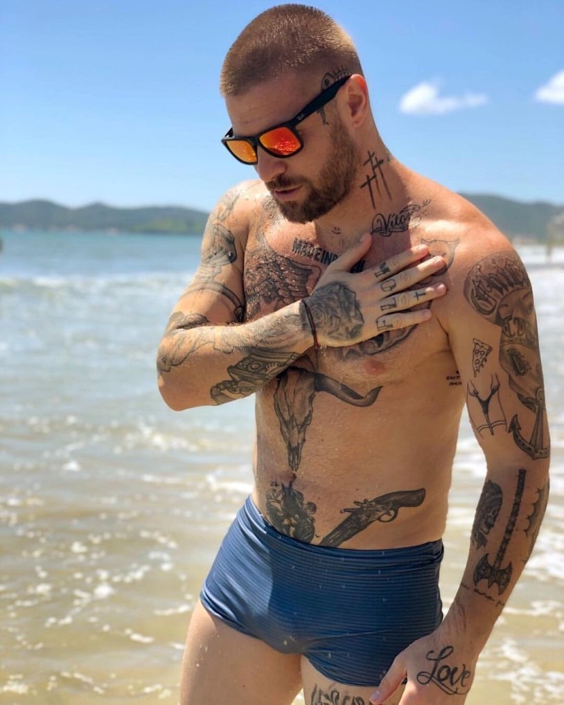 Marlon Alves with his wife