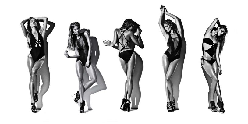 Poses for a standing photo shoot