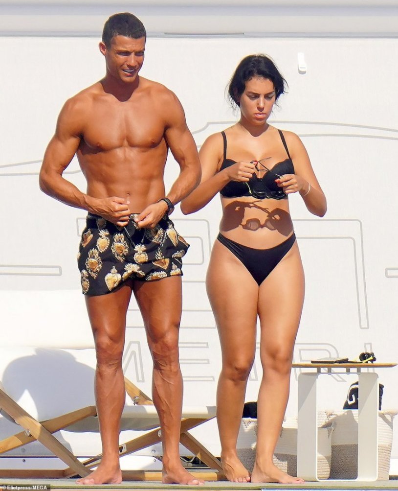 Christiano Ronaldo and Georgina