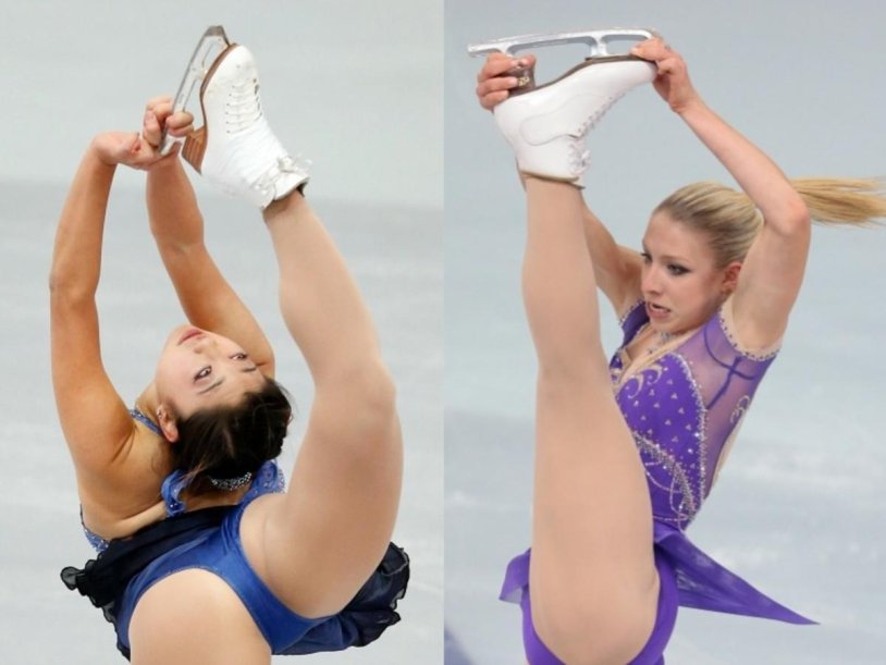 Figure skater gymnast