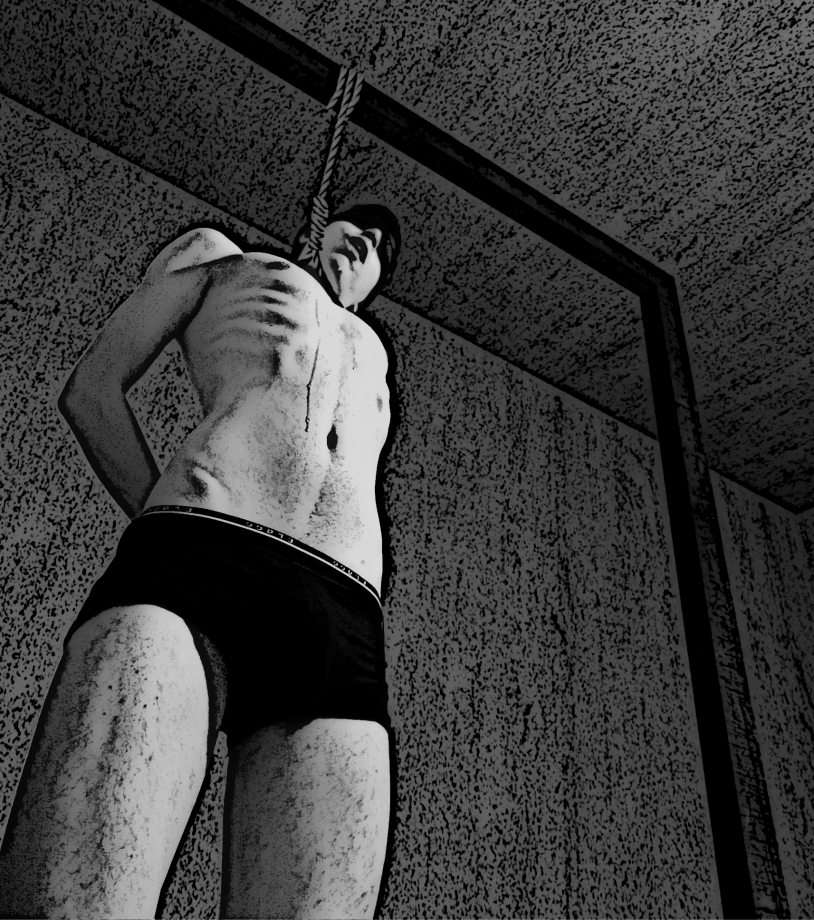 Hanging naked men