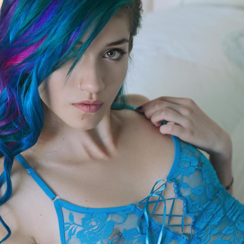 Fay blue hair naked