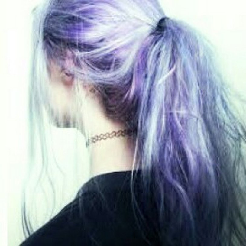 Purple hair