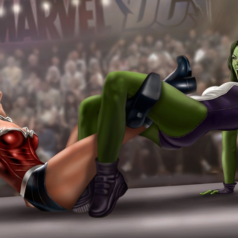 Woman Hulk vs Rogue