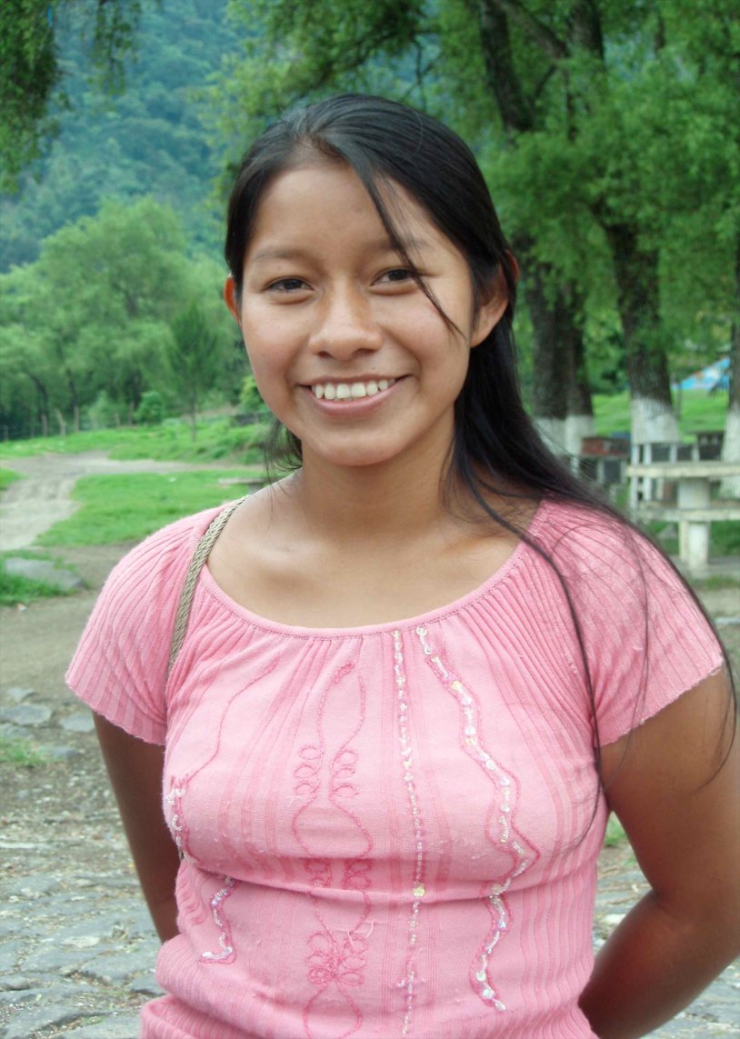 Beautiful native Guatemalan girl