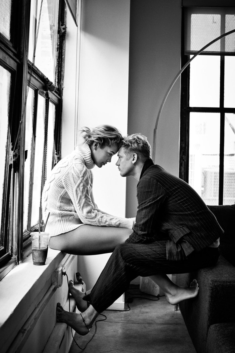 Stylish couple photo session