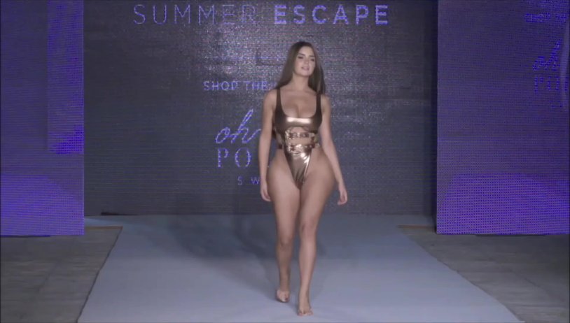 Demi Rose fashion show
