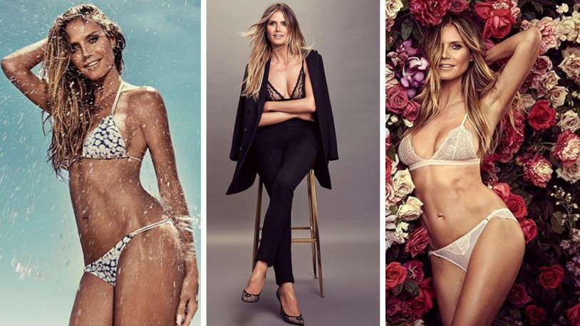 Heidi Klum without photoshop