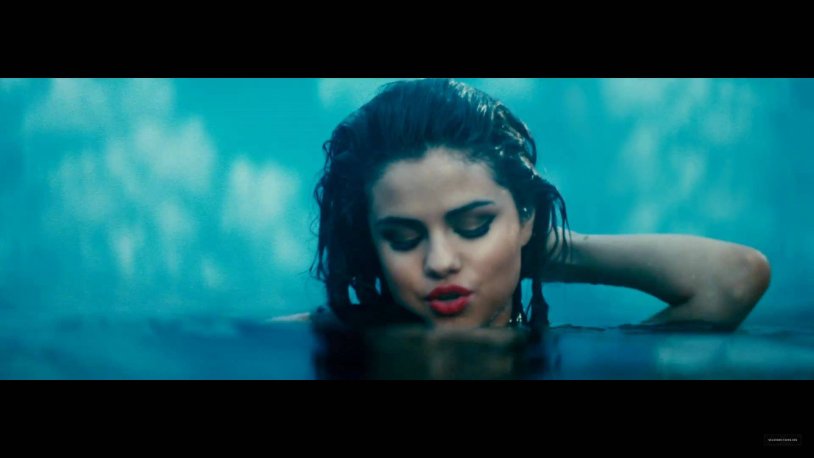 Selena Gomez underwater