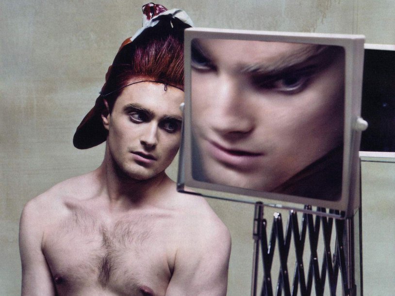 Daniel Radcliffe naked with Draco