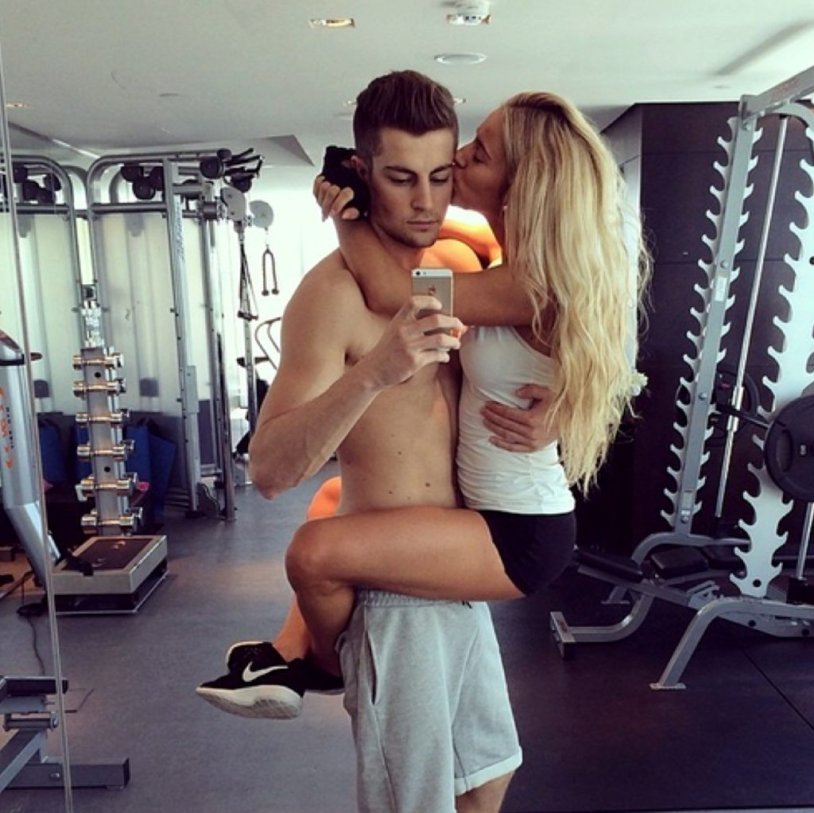 Guy with girl selfie