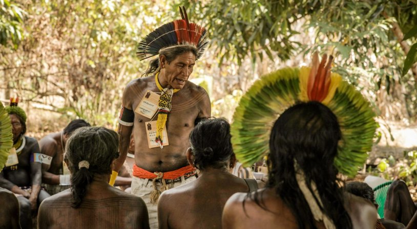 Indians from the Xingu River Brazil