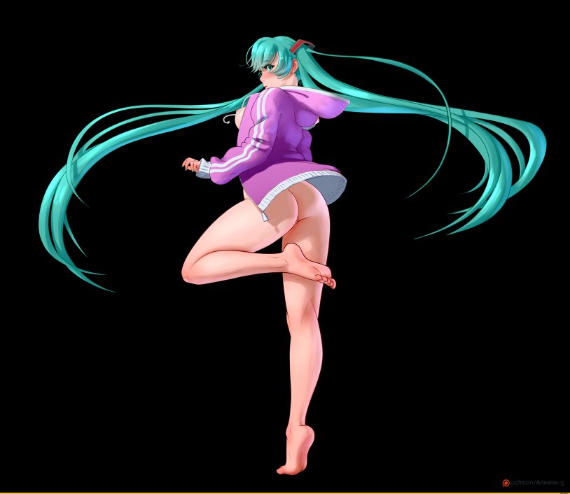 Miku Hatsune Wokada feet
