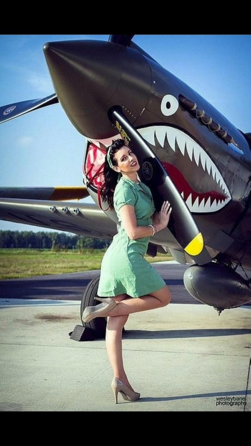 Photoshoot with an airplane