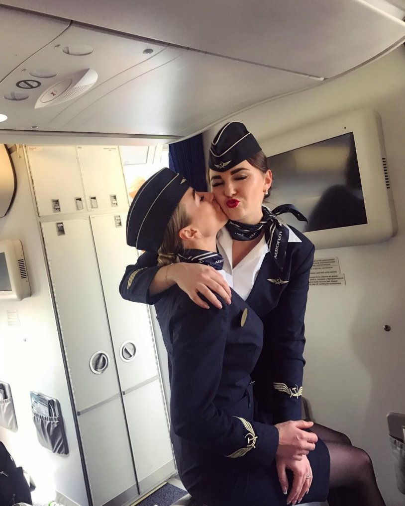 Stewardess Irina Ivashina