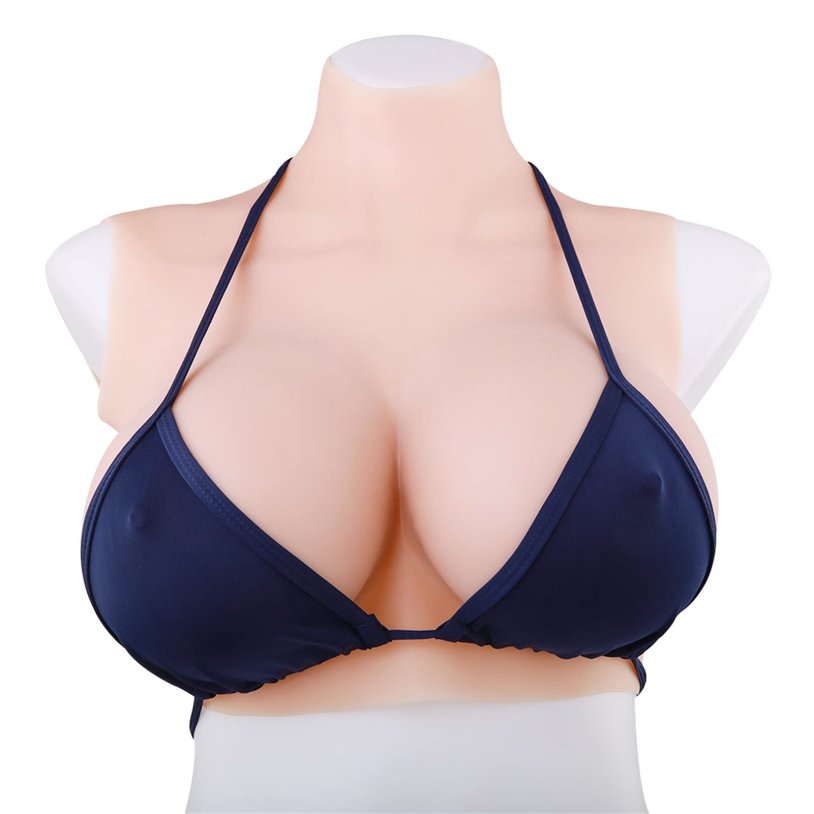 False silicone bust for women
