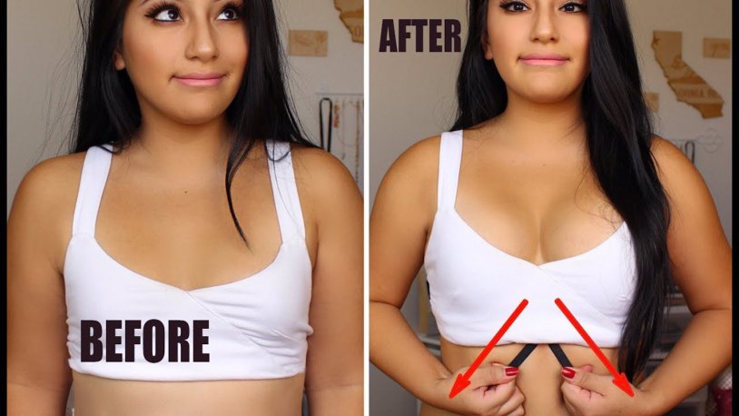 Push up Bra before after