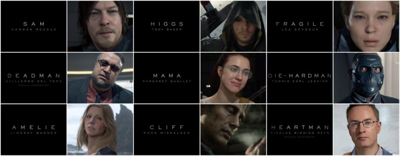 Death Stranding actors