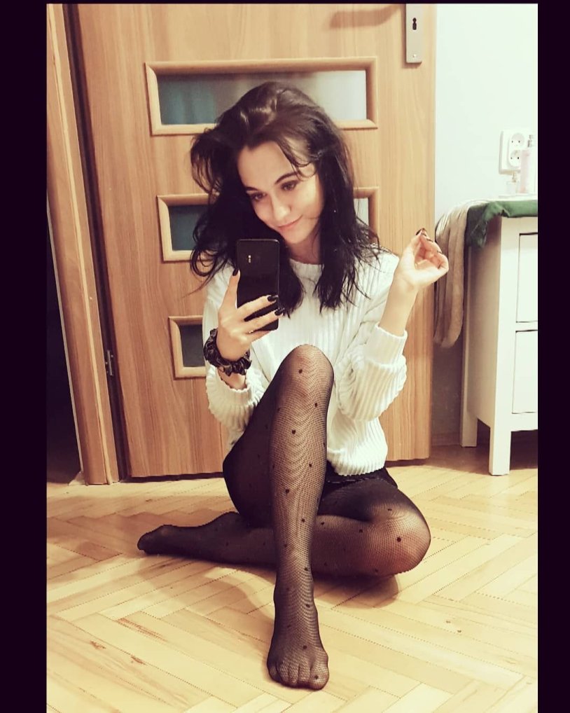 Selfie stockings pantyhose