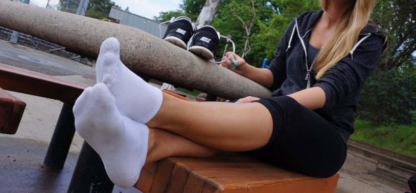 Valeria real girl feet