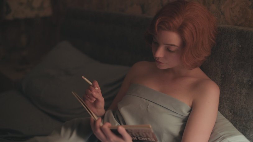 Anya Taylor-Joy and Harry Melling