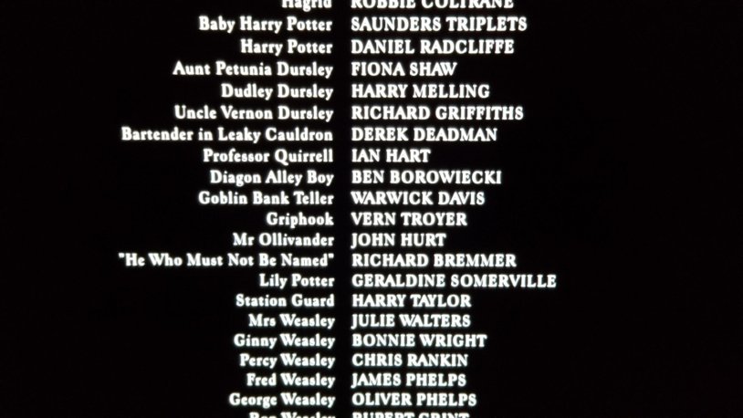 Harry potter credits