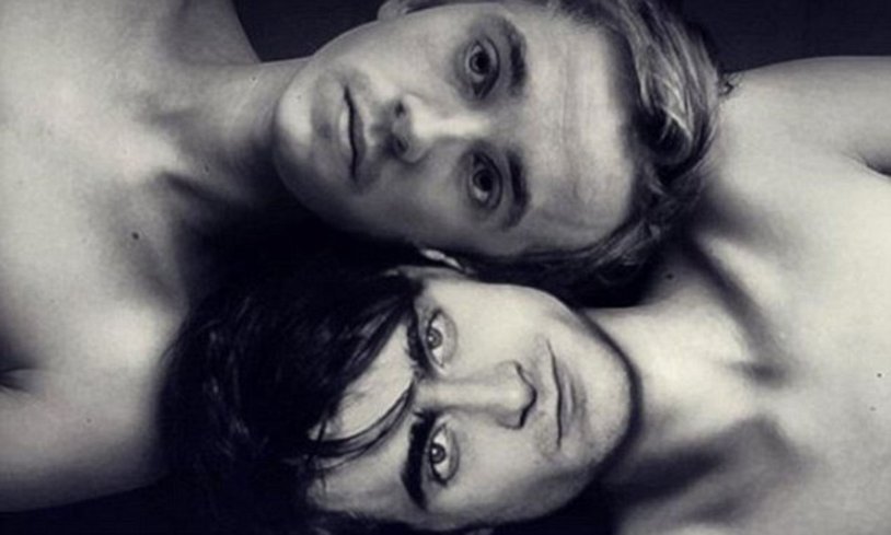 Naked Tom Felton and Daniel Radcliffe