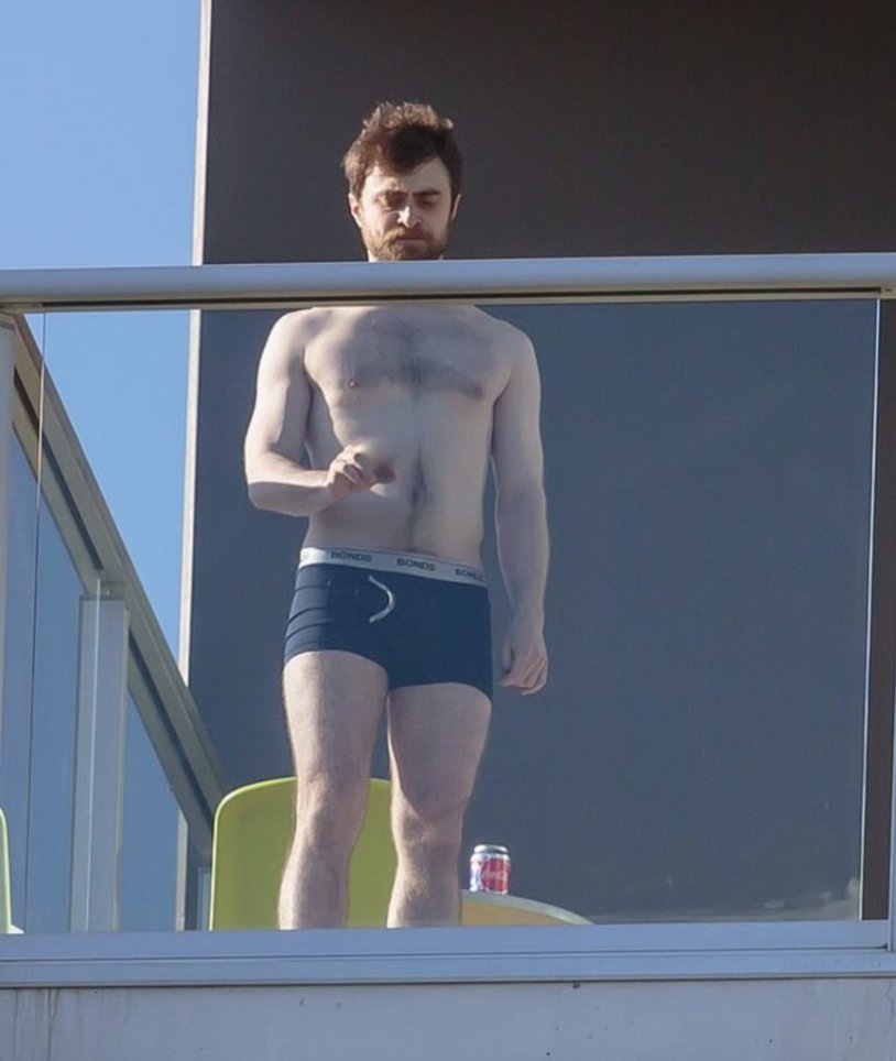 Daniel Radcliffe in shorts