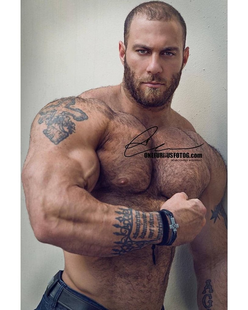 Caleb Blanchard hairy torso