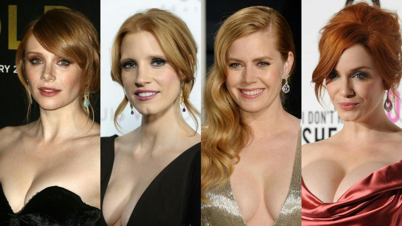 Christina Hendricks and Jessica Chastain