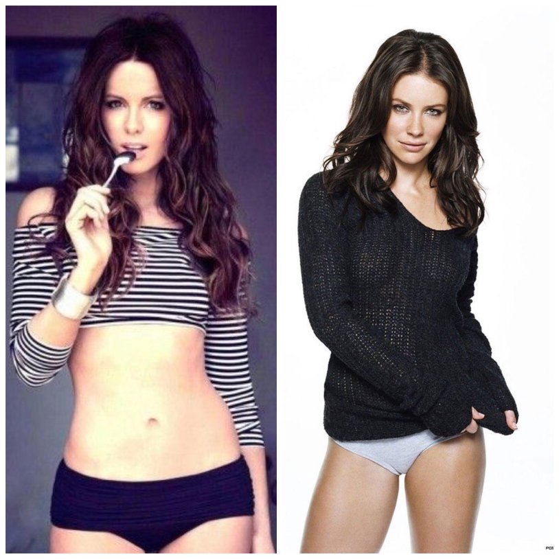 Evangeline Lilly and Kate Beckinsale