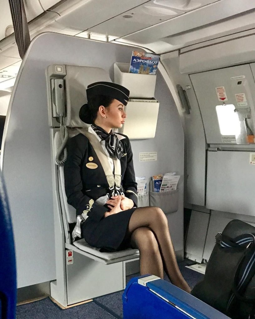 Flight attendant's chair