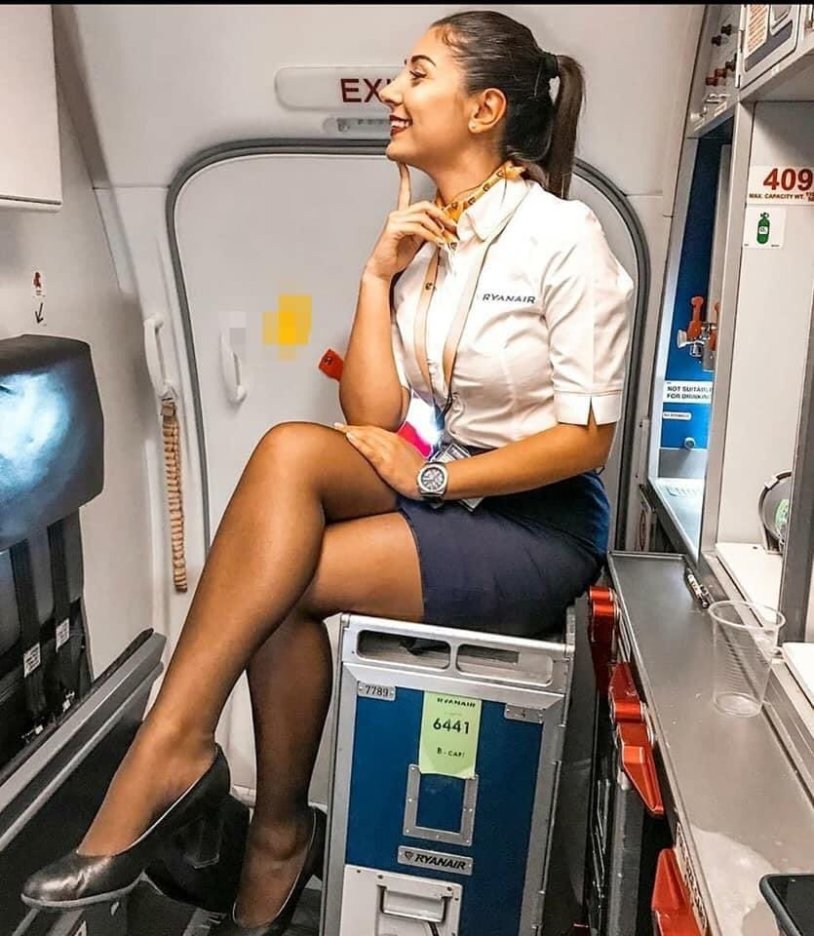 Flight attendant horny
