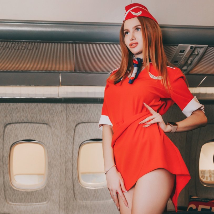 Stewardess Nicole Nikulin