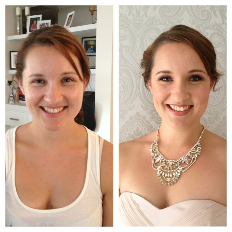 Before and after girl