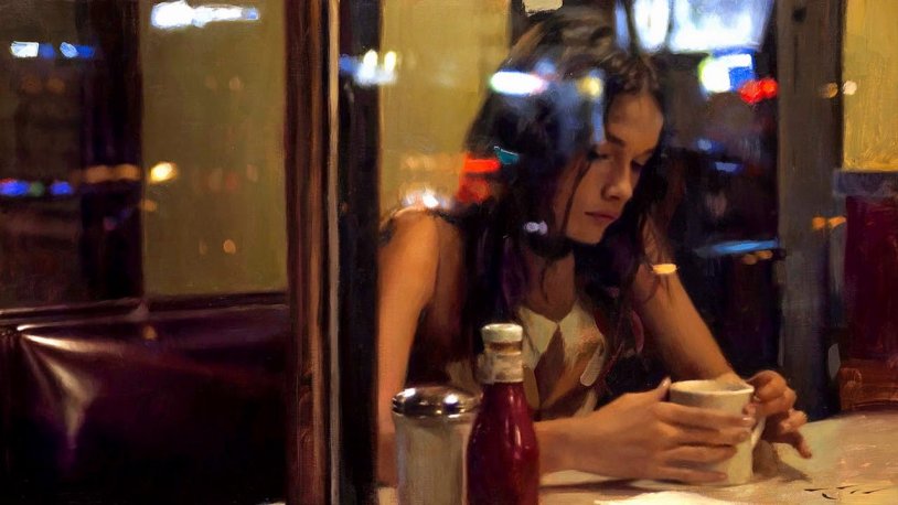 Night oil portraits by Casey Baugh