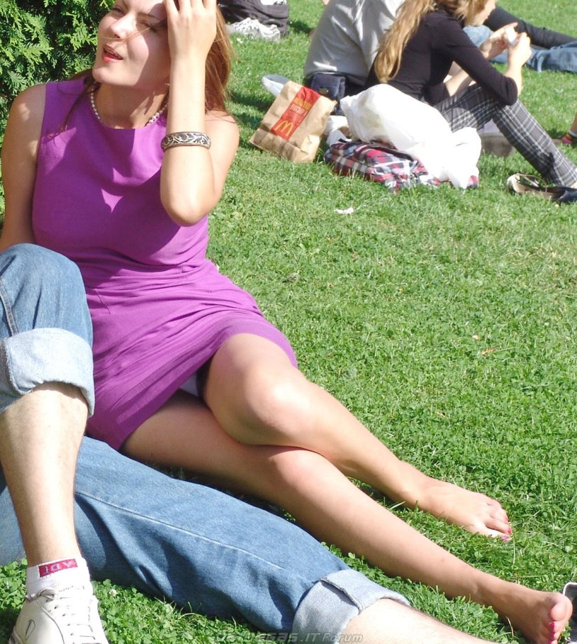 Girls flashing panties