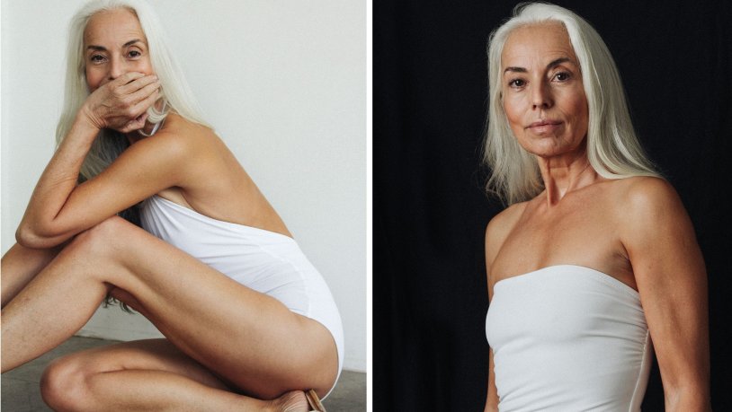60 year old model Yasmina Rossi