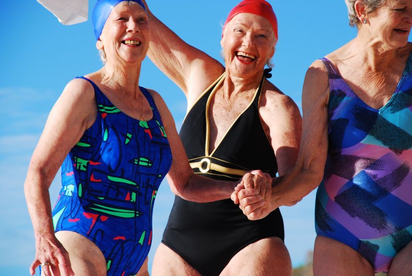 Grannies in swimsuits