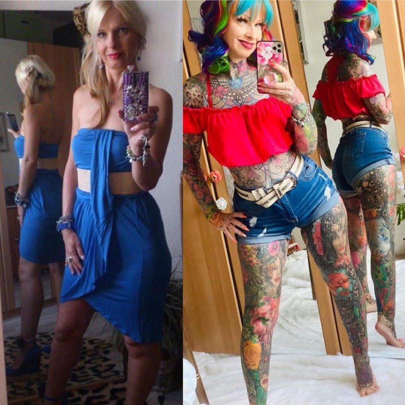 Christine Tristan tattoo