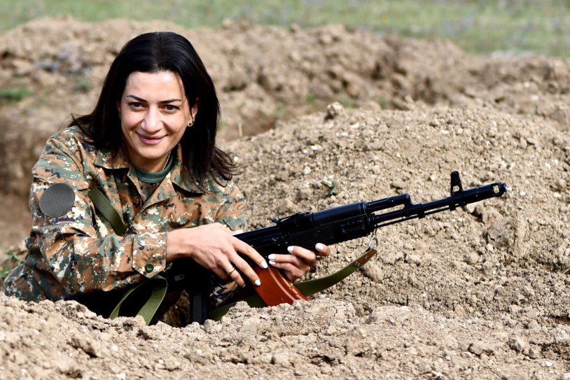 Anna Hakobyan in Karabakh