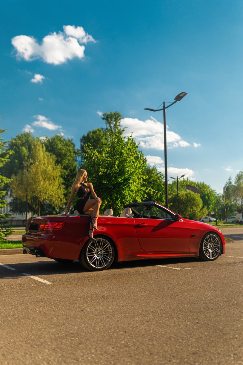 Bmw E Cabriolet Red