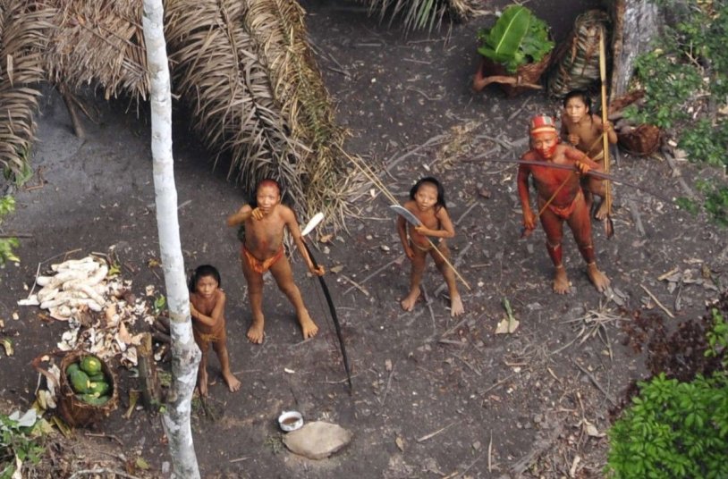 Indians of Brazil non-contact tribes