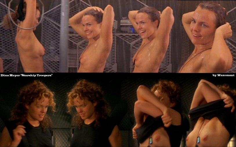 Dina Meyer Star landing naked