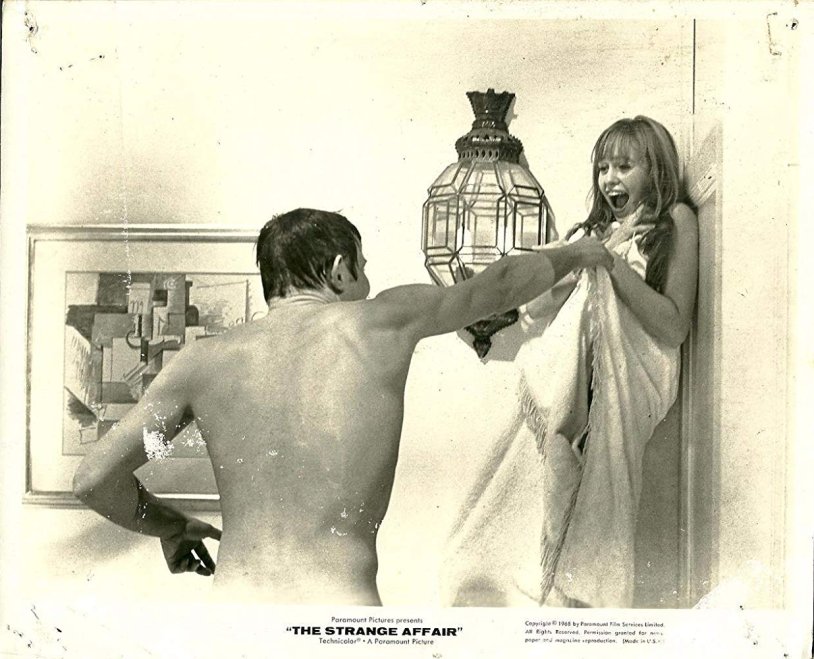 Marianna Faithful and Alain Delon