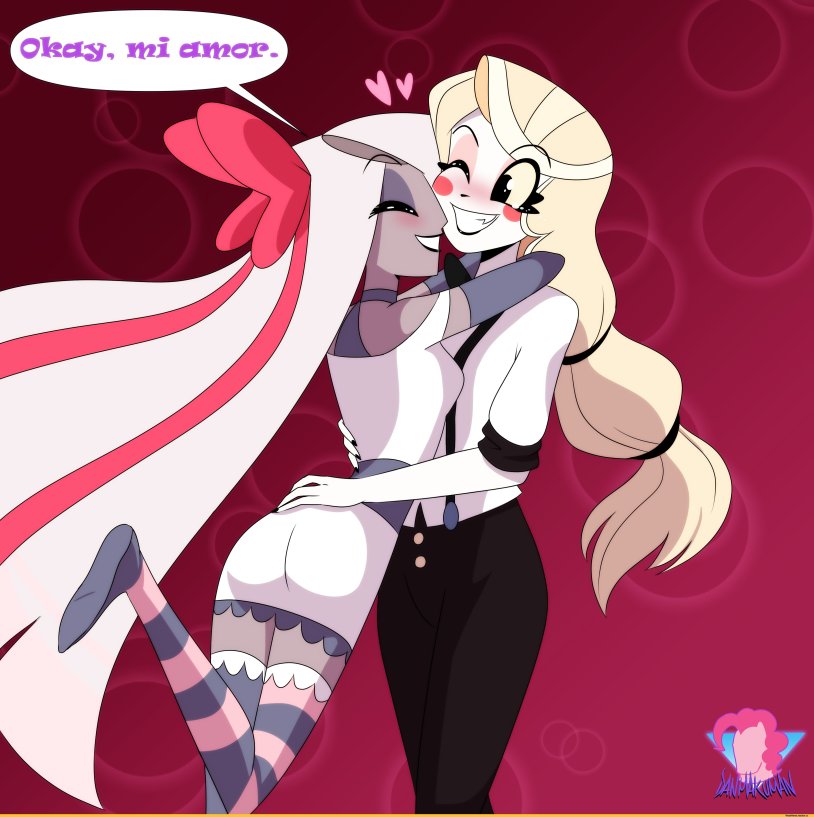 Hazbin Hotel Charlie X Vaggie Chaggie Animation lesbian